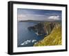 Coastal Cliffs Near Valentia Island, Co Kerry, Ireland-Doug Pearson-Framed Photographic Print