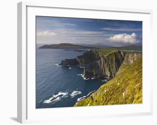 Coastal Cliffs Near Valentia Island, Co Kerry, Ireland-Doug Pearson-Framed Photographic Print
