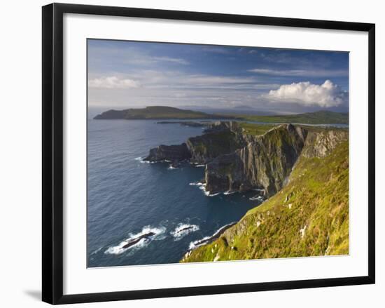 Coastal Cliffs Near Valentia Island, Co Kerry, Ireland-Doug Pearson-Framed Photographic Print