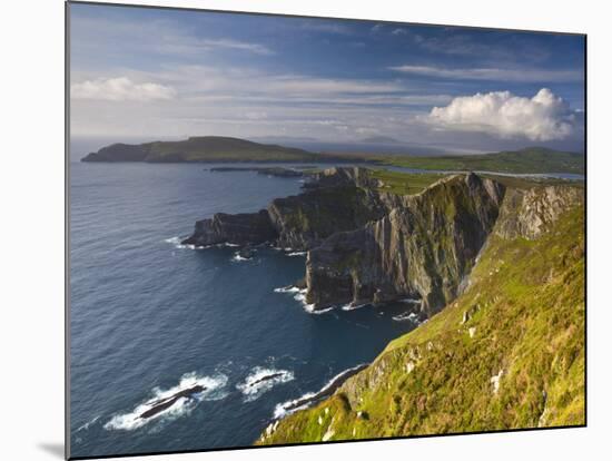 Coastal Cliffs Near Valentia Island, Co Kerry, Ireland-Doug Pearson-Mounted Photographic Print