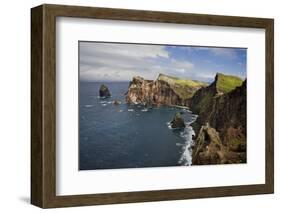 Coastal Cliffs, Ponta De Sao Lourenco, Madeira, March 2009-Radisics-Framed Photographic Print