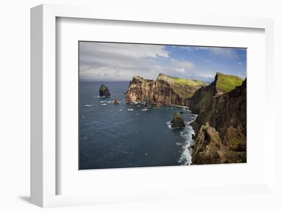 Coastal Cliffs, Ponta De Sao Lourenco, Madeira, March 2009-Radisics-Framed Photographic Print