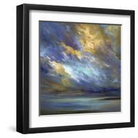 Coastal Clouds #30-Sheila Finch-Framed Art Print