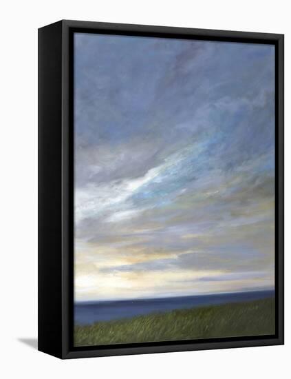Coastal Clouds Diptych II-Sheila Finch-Framed Stretched Canvas