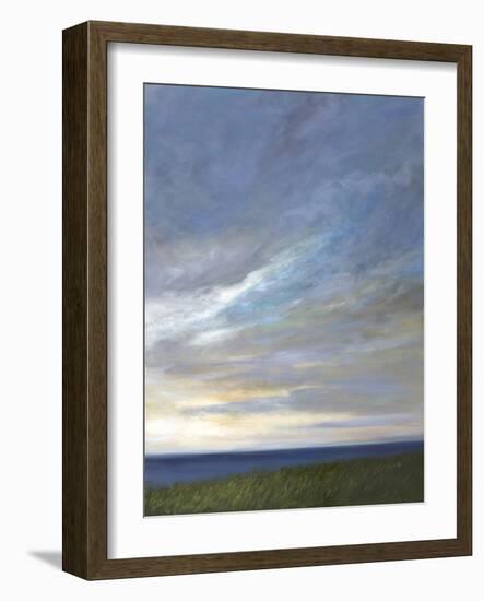 Coastal Clouds Diptych II-Sheila Finch-Framed Premium Giclee Print