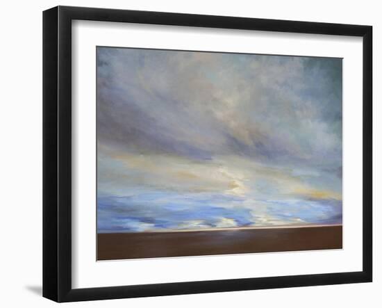 Coastal Clouds II-Sheila Finch-Framed Art Print