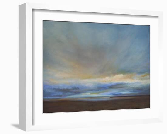 Coastal Clouds III-Sheila Finch-Framed Art Print