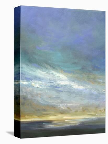 Coastal Clouds Triptych II-Sheila Finch-Stretched Canvas