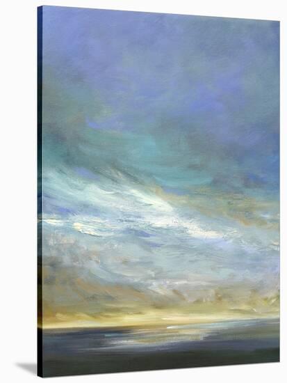 Coastal Clouds Triptych II-Sheila Finch-Stretched Canvas