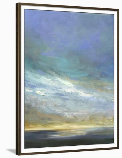 Coastal Clouds Triptych II-Sheila Finch-Framed Premium Giclee Print