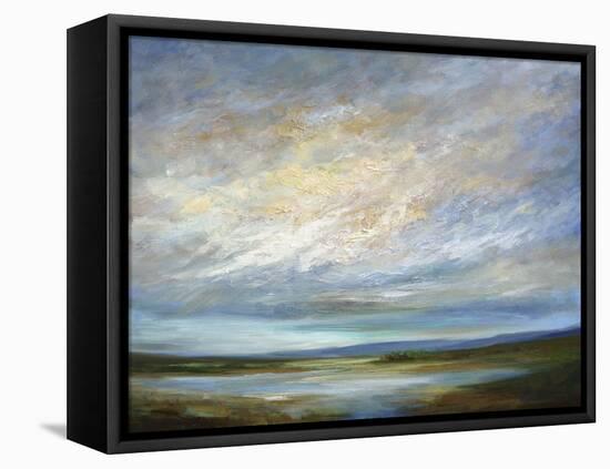 Coastal Clouds VI-Sheila Finch-Framed Stretched Canvas