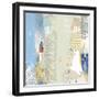 Coastal Collage - Watch-Ken Hurd-Framed Giclee Print