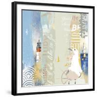 Coastal Collage - Watch-Ken Hurd-Framed Giclee Print