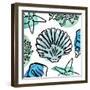 Coastal Contours Fusion I-Elizabeth Medley-Framed Art Print