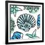 Coastal Contours Fusion I-Elizabeth Medley-Framed Art Print