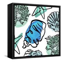 Coastal Contours Fusion III-Elizabeth Medley-Framed Stretched Canvas