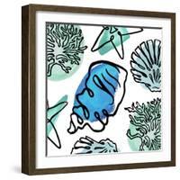 Coastal Contours Fusion III-Elizabeth Medley-Framed Art Print