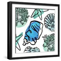 Coastal Contours Fusion III-Elizabeth Medley-Framed Art Print