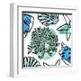 Coastal Contours Fusion IV-Elizabeth Medley-Framed Art Print