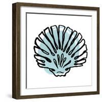 Coastal Contours I-Elizabeth Medley-Framed Art Print