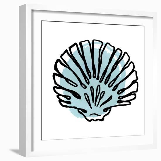 Coastal Contours I-Elizabeth Medley-Framed Art Print