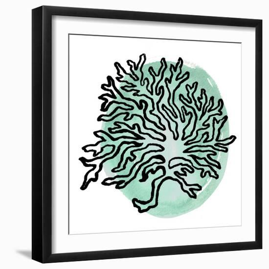 Coastal Contours IV-Elizabeth Medley-Framed Art Print