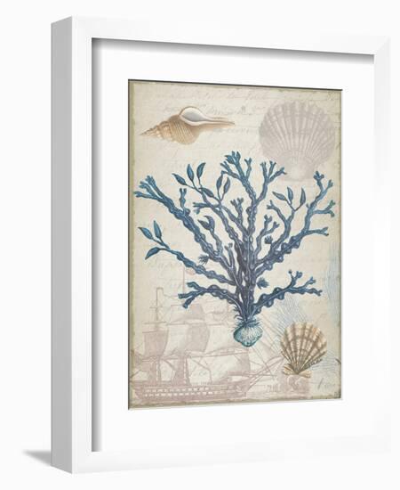 Coastal Coral 2-Lula Bijoux-Framed Art Print