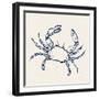 Coastal Crabs I-Mercedes Lopez Charro-Framed Art Print