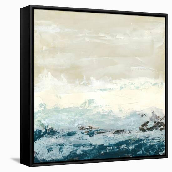 Coastal Currents I-Erica J. Vess-Framed Stretched Canvas