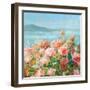 Coastal Dahlias II-Danhui Nai-Framed Art Print