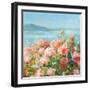 Coastal Dahlias II-Danhui Nai-Framed Art Print