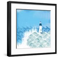 Coastal Days I-Ken Hurd-Framed Giclee Print