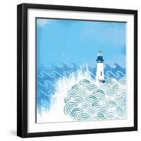 Coastal Days I-Ken Hurd-Framed Giclee Print