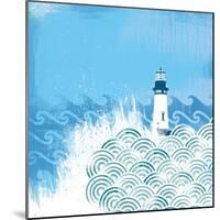 Coastal Days I-Ken Hurd-Mounted Giclee Print