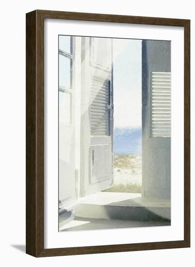 Coastal Doorway II-Noah Bay-Framed Art Print