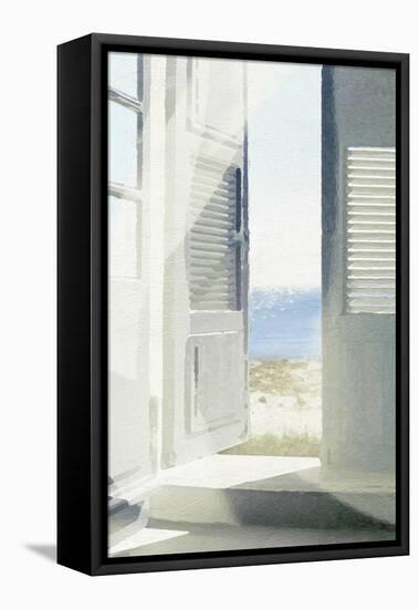 Coastal Doorway II-Noah Bay-Framed Stretched Canvas