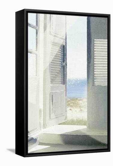 Coastal Doorway II-Noah Bay-Framed Stretched Canvas