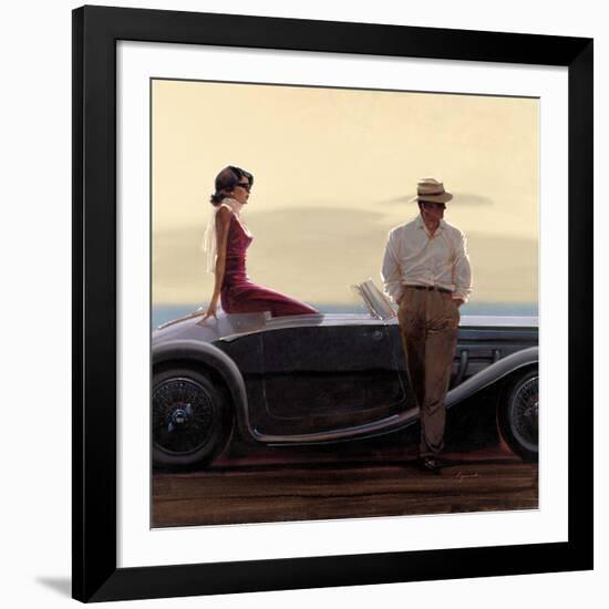 Coastal Drive-Brent Lynch-Framed Art Print