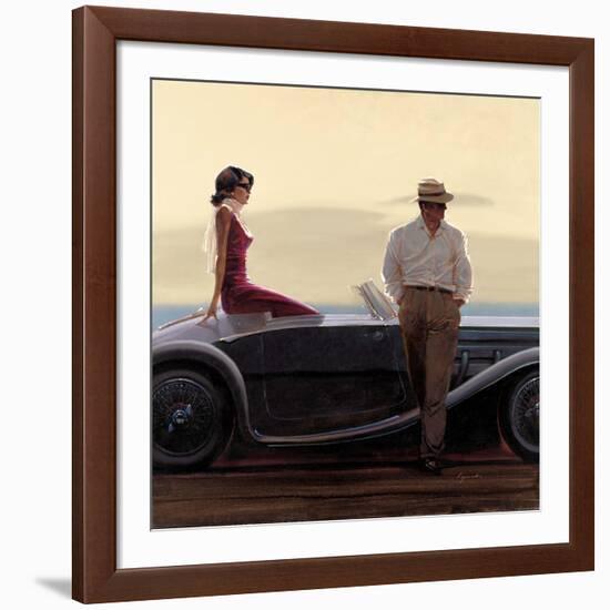 Coastal Drive-Brent Lynch-Framed Art Print