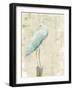 Coastal Egret I v2 no Aqua-Sue Schlabach-Framed Art Print