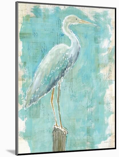 Coastal Egret I V2-Sue Schlabach-Mounted Art Print