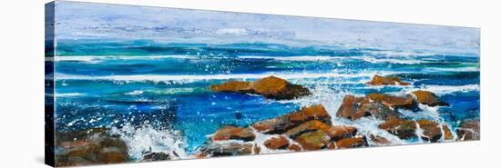 Coastal Encounter-Margaret Coxall-Stretched Canvas