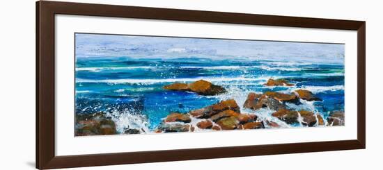 Coastal Encounter-Margaret Coxall-Framed Premium Giclee Print