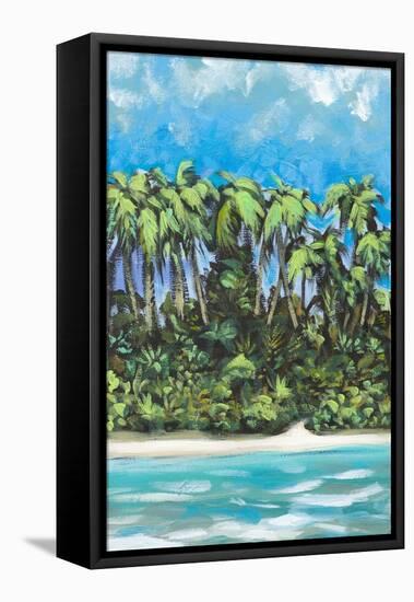 Coastal Escape I-Dan Meneely-Framed Stretched Canvas