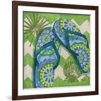 Coastal Flip Flops I-Paul Brent-Framed Art Print