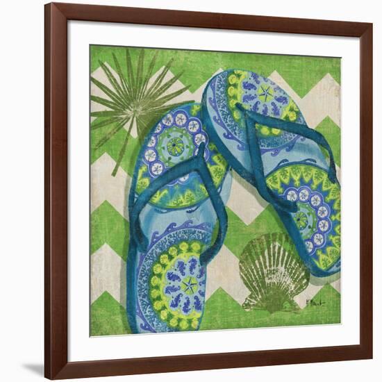 Coastal Flip Flops I-Paul Brent-Framed Art Print