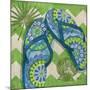 Coastal Flip Flops I-Paul Brent-Mounted Art Print