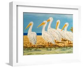 Coastal Flock I-Linda Baliko-Framed Art Print