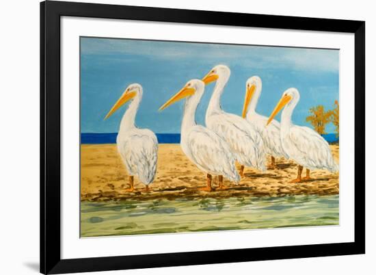 Coastal Flock I-Linda Baliko-Framed Art Print