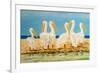 Coastal Flock II-Linda Baliko-Framed Art Print